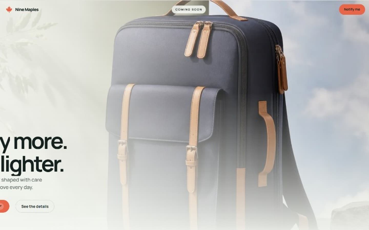 Nine Maples eCommerce brand